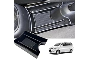 Xiciki Mittelkonsole Organizer Aufbewahrungsbox Kompatibel mit VW UP GTI/Seat MII/Skoda Citigo, Mittelarmlehne Handbremse Organizer Storage Box Innen UP GTI 2013-2023 Zubehör