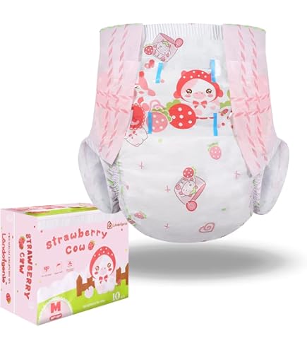 Landofgenie Luiers Volwassen Gedrukt Panties Luiers Urine Super Sterke Absorptie 10 Stukken - Puppy En Dessertwinkel Afdrukken(Medium 28 -38