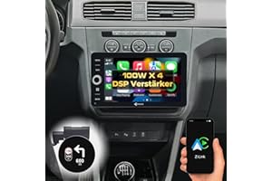 DYNAVIN Android Autoradio GPS pour VW Caddy Golf 6 Golf 5 Plus Tiguan Sharan Polo, 9 Pouces Radio avec Wireless CarPlay et Android Auto | Head-up Display | Dab+ Radio: D9-V9W Premium Flex