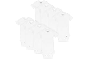 Gerber Baby pojkar 8-pack kortärmad body body baby och småbarn t-shirt set (förpackning med 8)