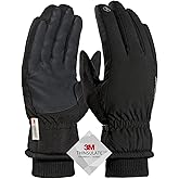 TRENDOUX Men's Women's Winter Gloves &ndash; Thermal Waterproof for Cold, Mountain Bike, Snow Cycling, MTB, Women's Touchable Runni