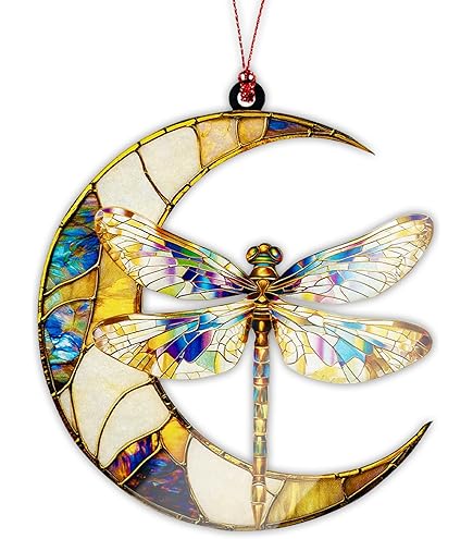 Gebrandschilderd glas zonnevanger, zonnevangers voor raam - Gebrandschilderd glas Lily Of Valley Suncatchers,Heldere kleur opvallende raamdecoratie