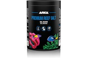 Sel Marin Aquarium récifal – ARKA Premium Reef Salt 1 kg – idéal pour Nano Aquariums – Croissance & Couleurs SPS/LPS – Soluble Rapidement, sans Phosphate – qualité Stable & Pro
