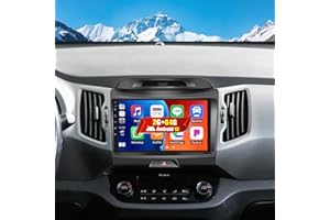 SIXWIN 2G+64G Android Car Stereo for Kia Sportage 2010 2012 2013 2014 2015 2016 with Carplay Android Auto Mirror Link 9 inch Touchscreen with GPS Navigation WiFi 26UI Bluetooth FM Backup Camera