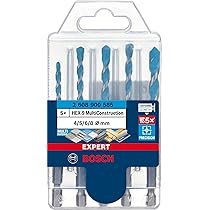 Punta Foratura Bosch HEX-9 Expert MultiConstruction Per Calcestruzzo, 4-10mm [2608900570 - Foto 7