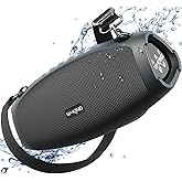 Portable Loud Bluetooth Speaker with W-KING Subwoofer, 70W Portable Outdoor Speakers Bluetooth Wireless Waterproof, Three