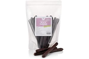 NATURAL TREATS BY PET TREATS WHOLESALE Natural Treats Black Pudding Gourmet Sticks for Dogs (1kg) Grain Free Healthy Dog Chew Treat