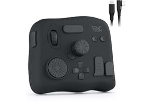 ‎TOUR BOX TourBox NEO, Editing Controller für Foto Video Ilustration, Makro Tastatur für Grafiktablett, MacOS/Windows, Photoshop Lightroom Premiere Davinci Resolve Blender Final Cut Pro Programmierbar Keyboard