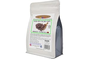Nibs de Cacao 100% - Origen Venezuela Premium - Bolsa 800g - Cacao Venezuela Delta