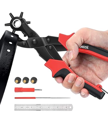 KS Tools Fustella A Cavallotto 18 Mm - Per Guarnizioni E Anelli Di Tenuta, Acciaio Temprato - Foto 6