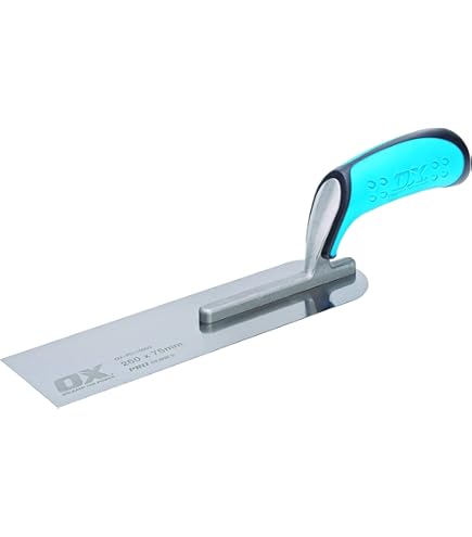OX Tools Harling Verputzkelle - 165mm X 165mm - Perfekt Für Kieselwurf Und Verputzarbeiten