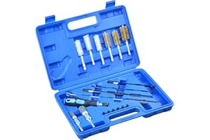 XiTuanYuan 19 Pcs Injector Seat and Shaft Cleaning Kit, Injection Nozzles Sealing Seat tool Set (Black boxs)