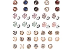 PVEATH 40 Stück Damen-Brosche mit Knöpfen zum Schutz vor versehentlichen Einflüssen von Knöpfen Sicherheits-Brosche Brosche Anstecknadeln Knöpfe verhindern versehentliche Belichtung von Knöpfen