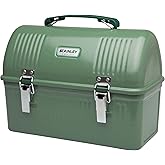 Stanley Classic Lunch Box 9.5L - Lunchbox aus Edelstahl mit Griff - BPA Frei Food-Behälter - Platz für Thermosflasche oder Re