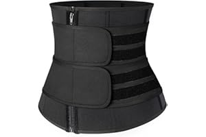 Aoleytech Bauchweggürtel Damen Taillenformer Waist Trainer, Verstellbarer Gürtel Trimmer Bauchweggürtel Schwitzgürtel Fitness Sport Body Shaper für Damen Männer (2XL)