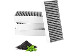 NETONDA 4 sztuki filtrów z węglem aktywnym do okapu kuchennego Siemens HZ9VRCR0 / Bosch HEZ9VRCR0 / Neff Z821VR0 / Gaggenau CA282111 / Constructa CZ9VRCR0, akcesoria do filtrów zamiennych