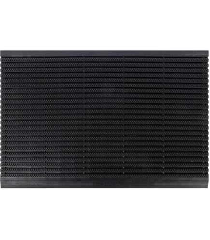 Duo Pack Met Een Droogloopmat En Een Rubberen Deurmat - 60 X 40 Cm Twin Pack Droogloopmat ( Polyamide ) Schoonloopmat Binn
