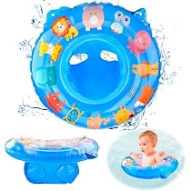 Bouée Bébé Navire Pirate Avec Pistolet à Eau - Siège Piscine Gonflable Enfant 3-8 Ans