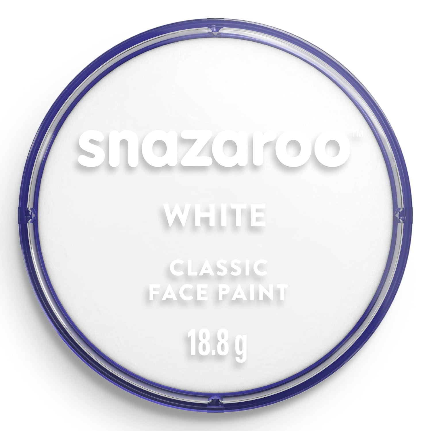 Snazaroo - Pittura Per Viso e Corpo, Trucchi da Viso per Travestimenti, per Bambini e Adulti, 18ML, Colore Bianco