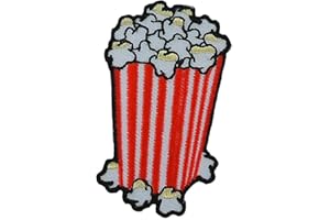 AKACHAFACTORY Akacha Patch Stemma Ricamato Applique Backpack Giubbotto Piumino Cucito Popcorn Sacchetto