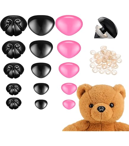 Puppen-Gelenke 24 Mm – 20er Set, Mit Splinten & Faserplatten, Für Stofftiere & DIY-Puppen