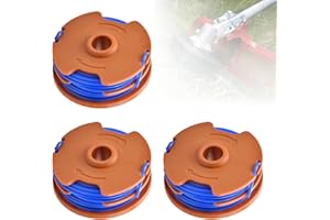 ZCLOUD Worx strimmer spool,mcgregor strimmer spool and line,Qualcast Strimmer Wire for McGregor MET6032 MET4530 MET3525 Worx 100 Worx WG119E,Double Autofeed Spools Replacement for Qualcast GT25 GGT350A1 GT30