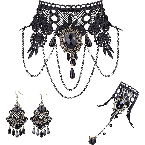 Collare girocollo con punta gotica Accessori gotici in pelle PU nera