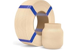 ELEGOO Filamento PLA Basic Di Ricarica 1,75 mm Beige 1 kg, PLA Refill Per Stampante 3D Senza Bobina, Precisione +/- 0,02 mm, Compatibile Con Bobina Riutilizzabile