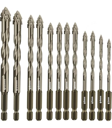 7 Pcs New Four-Flute Sawtooth Eccentric Drill Bit, 3/4/5/6/8/10 - View #11