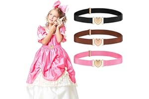 Amaxiu Herz Schnalle, elastischer Taillengürtel für Mädchen, verstellbare Stretch Gürtel Schnellverschluss süßer Gürtel für Mädchen Frauen Hosen Kleider Jeans