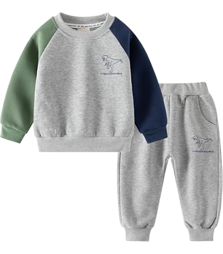 Ensemble Hiver Enfant Garçon 3-13 Ans SoLu DAY8 - Sweats à Capuche Et Pantalon Los Angeles Fashion