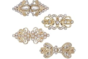 Fezf 4 Stück Vintage Strickjacke Clips Wirbel Retro Pullover Clips Antik Umhang Brosche Clips Keltisch Mantel Verschluss Clips für Frauen Mädchen