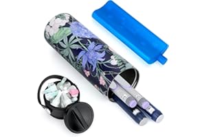 YOUSHARES Pochette Isotherme Insuline, 48H Trousse Isotherme Médicament Voyage pour Diabetique, Bouteille Isotherme pour Stylo Insuline avec Glacière, Sac Insuline pour Seringue, Injection, Hortensia