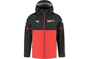 PUMA Porsche Motorsport Veste imperméable d'équipe pour homme - Noir