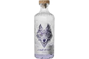 LoneWolf London Dry Gin 70cl 40% ABV - Made by BrewDog Distilling Co in Scotland - Lavender and Citrus Notes with a Fierce Juniper Backbone