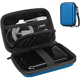 ProCase Anti-Shock Travel Case for 2.5 Inch Toshiba Canvio Basics/WD | Universal Hard Drive Case Compatible with Seagate, WD,