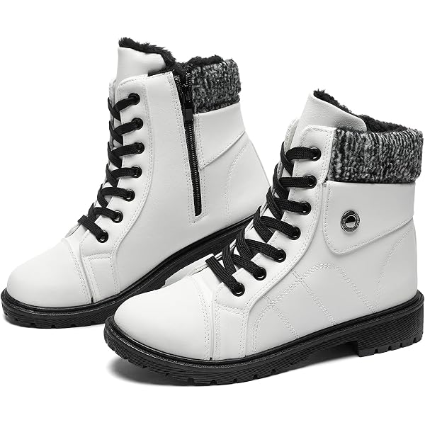 JBU By Jambu Women's Redrock Weather Ready Ankle Boot - White, Size 6.5, Faux Shearling, All Terrain Traction - View #6