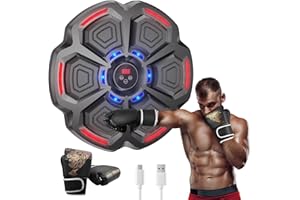 Kidken Musik-Boxmaschine, LED-Musik-Boxmaschine, unterstützt Bluetooth, 9 Geschwindigkeitsmodi und Zählmodus für Erwachsene und Kinder Übung/Stressabbau