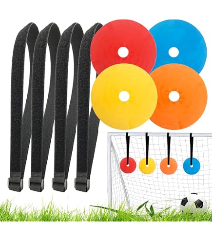 Lot De 2 Filets Cible Football Top Bins - Entraînement Précision Tirs Avec Sangles Réglables