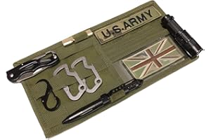 WYNEX Molle Visier Panel Organizer, Tactical Car Sonnenblende Abdeckung Molle Gurtband Kompatible Fahrzeugvisier Aufbewahrungshalter Tasche