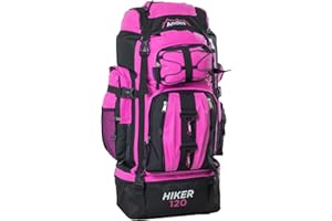 Andes 120L Hiker Backpack Extra Large Hiking/Camping Luggage Rucksack