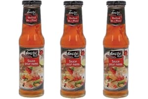 EXOTIC FOOD Lot 3x Sauce pour nems - Flacon 250ml