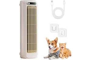HITIANYA Festberg Cooling Ace Erfahrungen, Portable Cooling Ace Klimaanlage, Quiet Desktop Tower Fan, 3 Speeds, Fan Bladeless, Desk Fan for Bedroom Office Home (Beige)