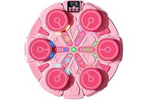 Eclipto Music Boxing Machine, Smart Bluetooth Wall Boxing Game with Boxing Gloves, 3 Game Modes with Score Display, Adjustable Speed&Counting Mode, Boxing Machine for Kids, Boys Gifts