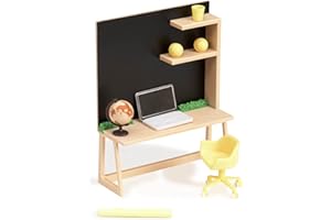 Lori Lo37006z Home Espace de Travail Mode Ensemble de Meubles de poupée