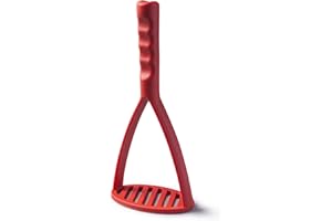 Zeal J156R Kartoffelstampfer aus Silikon, antihaftbeschichtet, Rot