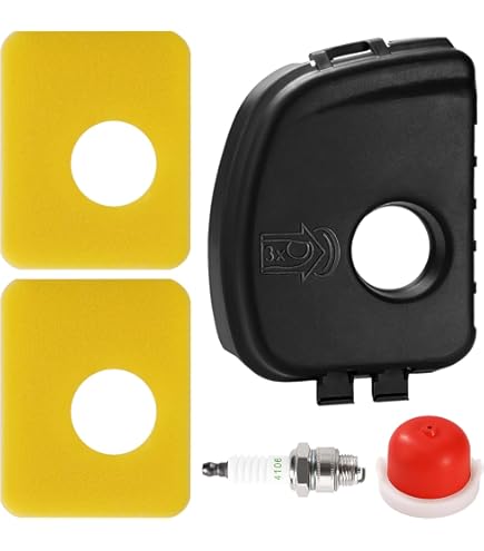 Luftfilter-Set Für Rasenmäher - Inklusive Abdeckung & Zündkerze