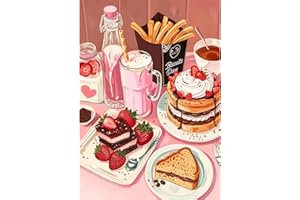 NEWENMO Hearty Breakfast Diamond Painting Kits Adults,5D Breakfast Scene Diamond Art,DIY Diamond Arts Mosaic Kits for Adults Beginner,Full Round Drill Gem Art for Home Decoration,30x40cm