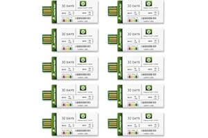 FRESHLIANCE FOCUS ON FRESH AND SAFE LIFE ONLY Freshliance USB Temperature Data Logger, Single Use Temperature Recorder with PDF and CSV Reports, Max. 30000 Readings High Accuracy Cover 30days for Transport, Storage, Fresh Tag 1, 10packs