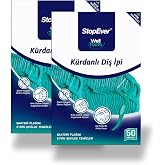 Stopever Nane Ferahlığı K&uuml;rdanlı Diş İpi 2'Li Paket 100 Adet (2 X 50 Adet)